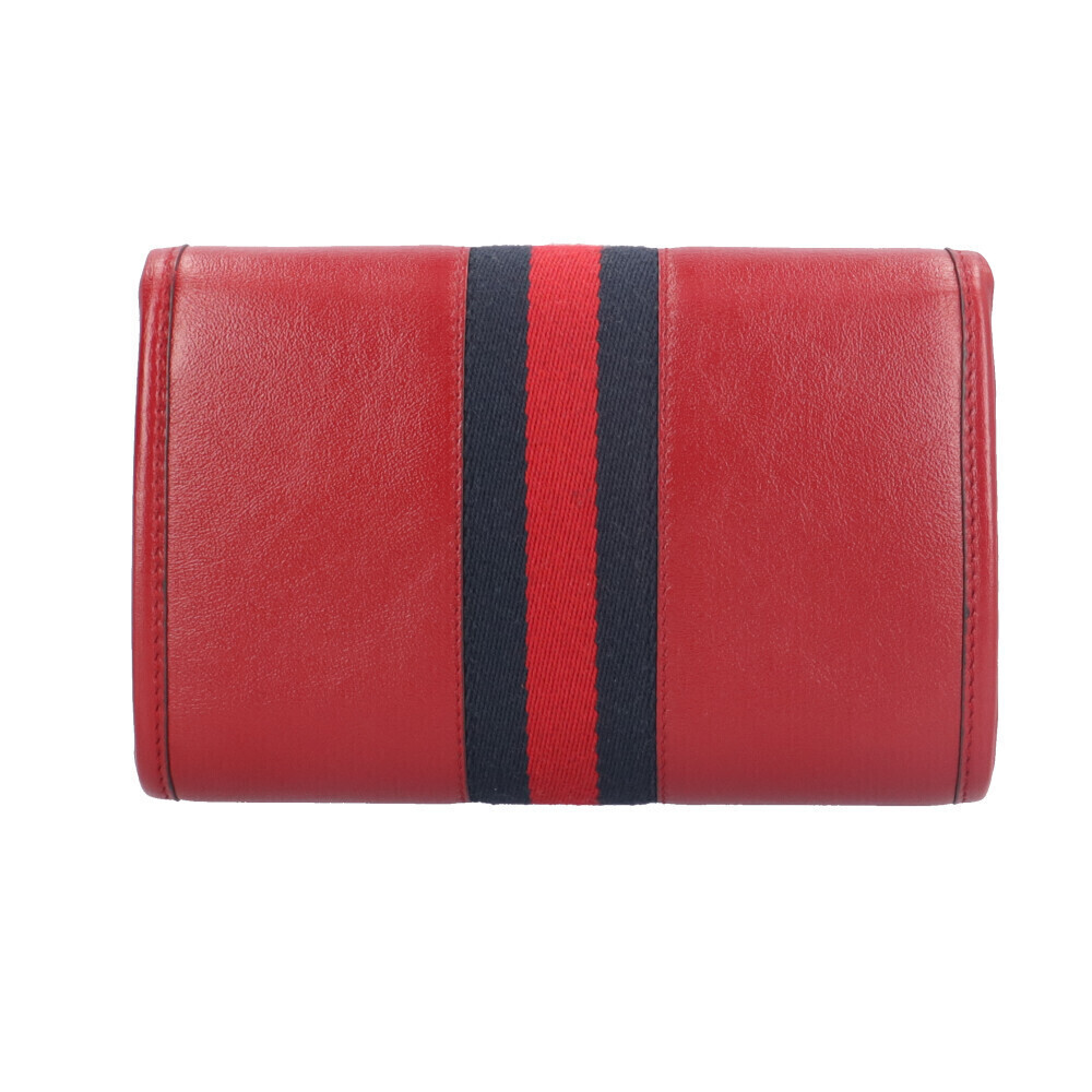 Gucci Raja Shoulder Bag Leather Red - Picture 4 of 8
